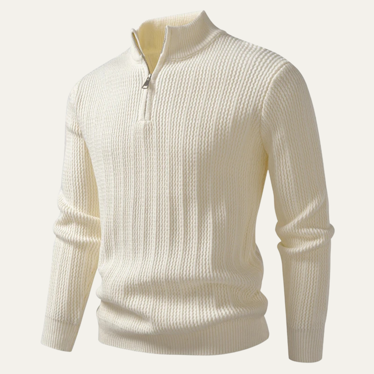 The Cavallino Men's Half Zip Knitted Winter Sweater
