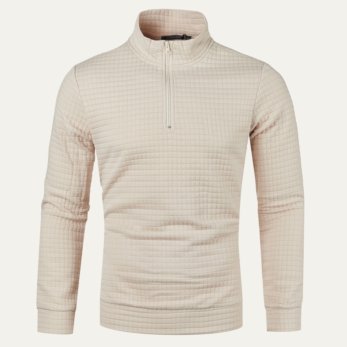 The Willowcrest Men’s Warm Lightweight Quarter Zip Sweater