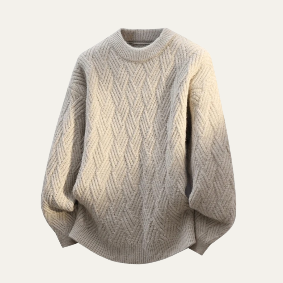 The La Maddalena Men’s Warm Winter Crew Neck Knitted Sweater