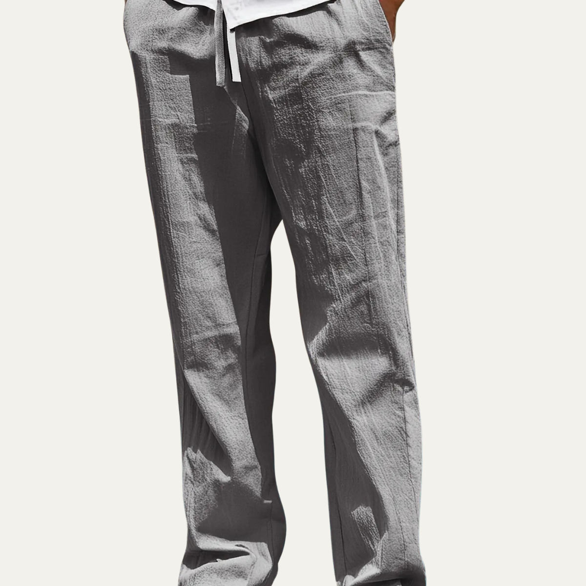 The Wakefield Men’s Breathable Linen Tapered Pants