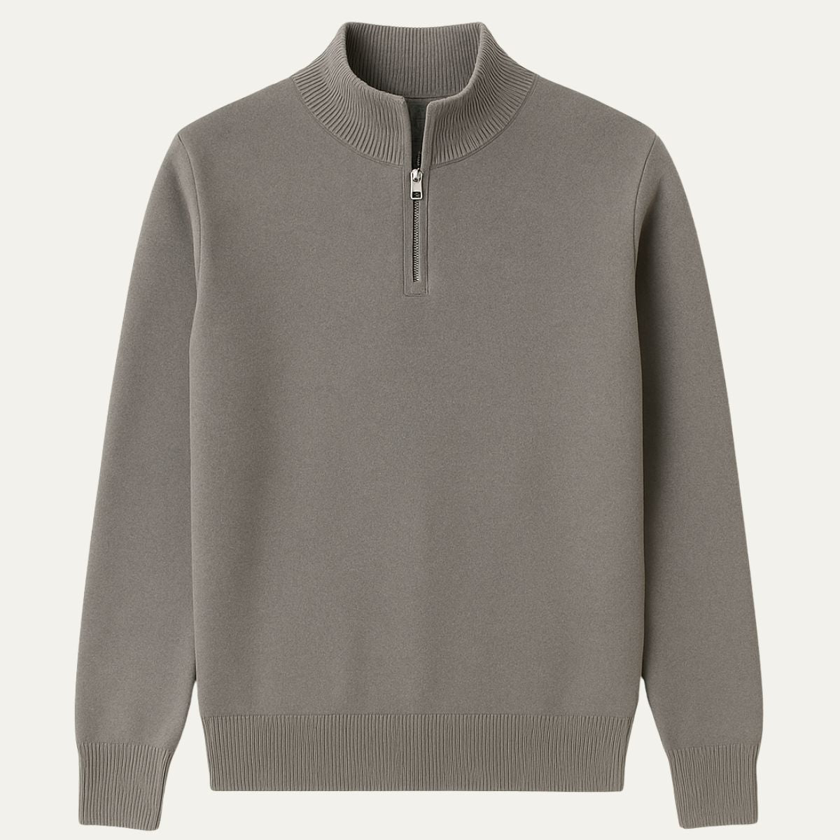 The Guildford Men's Old Money Half-Zip Navy Blue Sweater