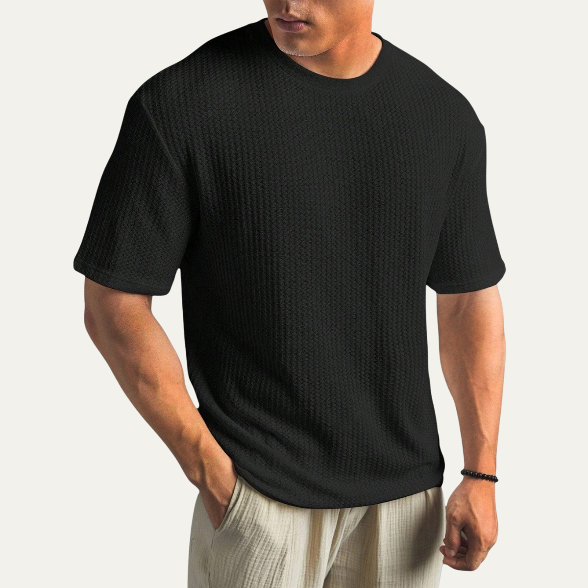 The Berkhamsted Men's Textured Cotton Casual Shirt