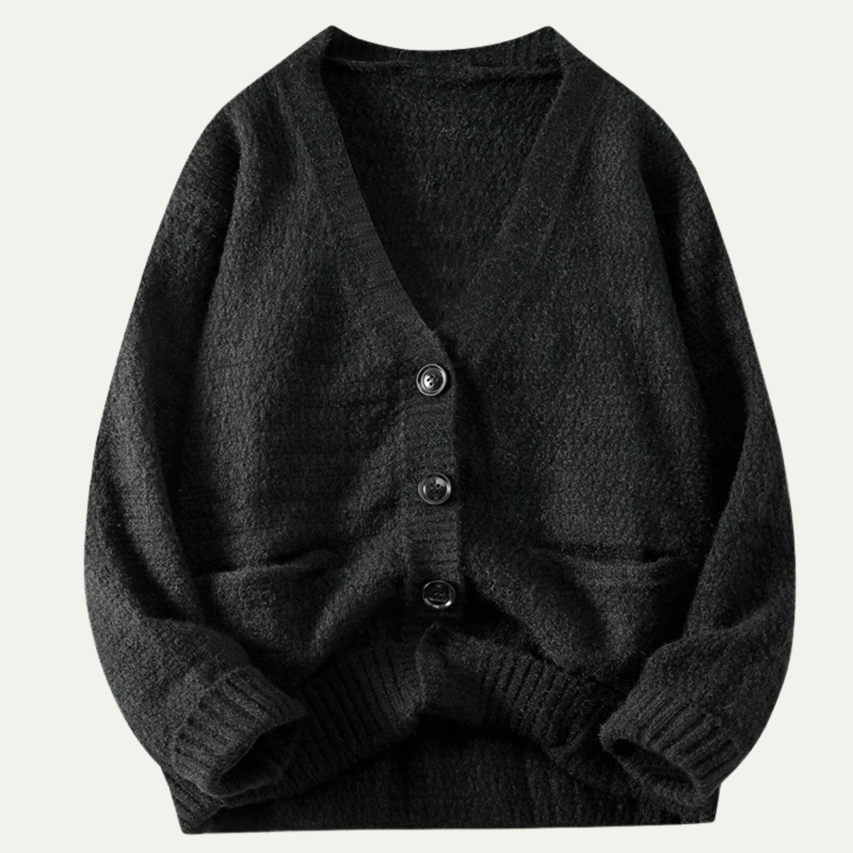 The Dorsett Men’s Knitted Button Up Winter Cardigan