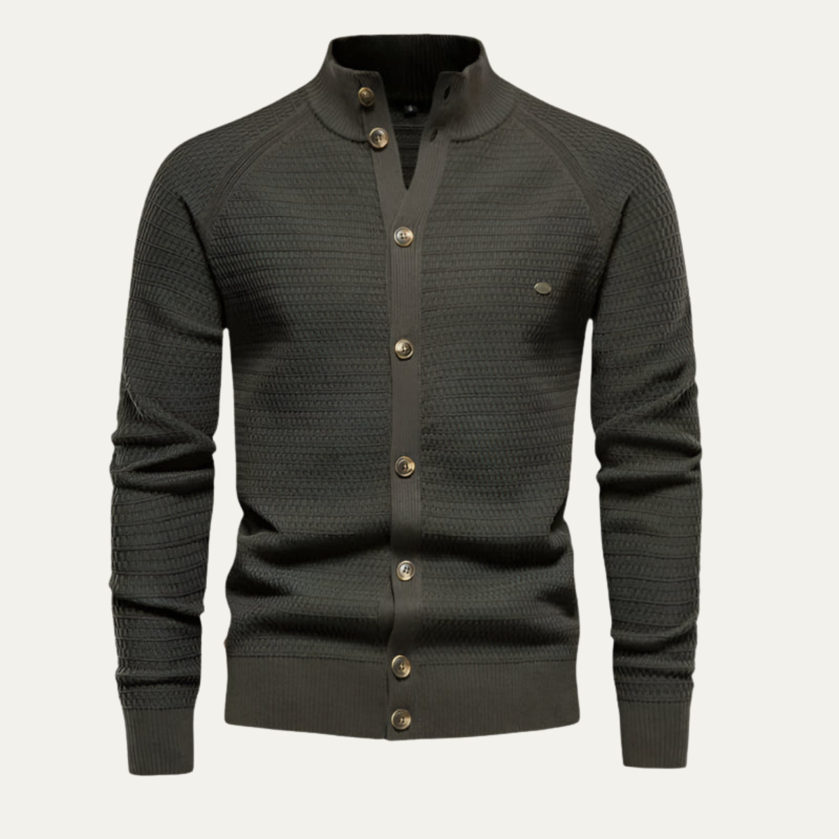The Stratford Cotton Blend Cardigan for Men
