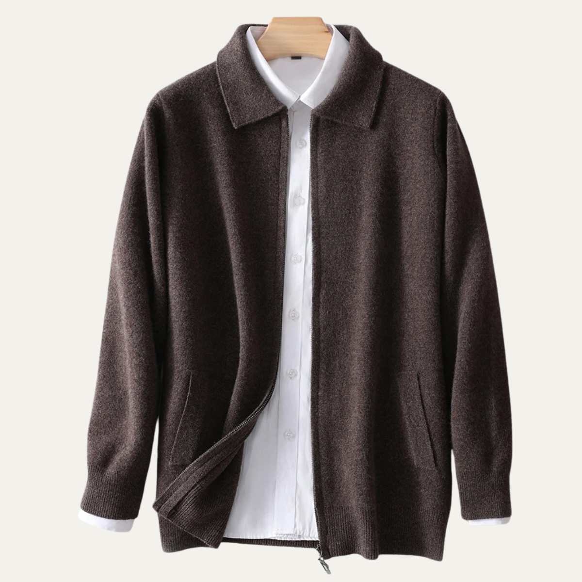 The Timberland Sweater – Men's Soft Luxury Wool Knit Cardigan