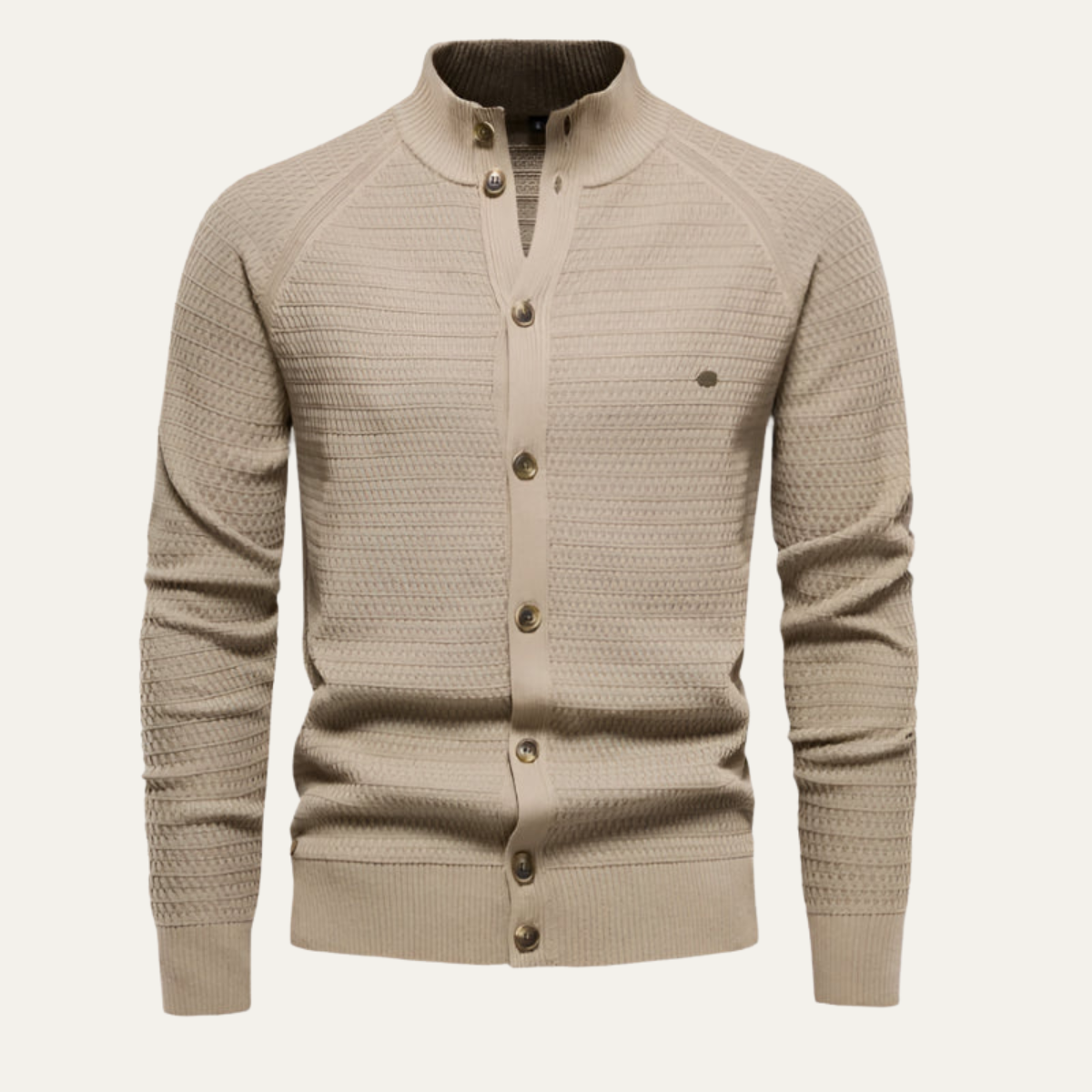 The Stratford Cotton Blend Cardigan for Men