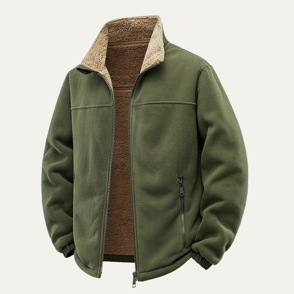 The Portofino Men's Warm Casual Fleece Jacket