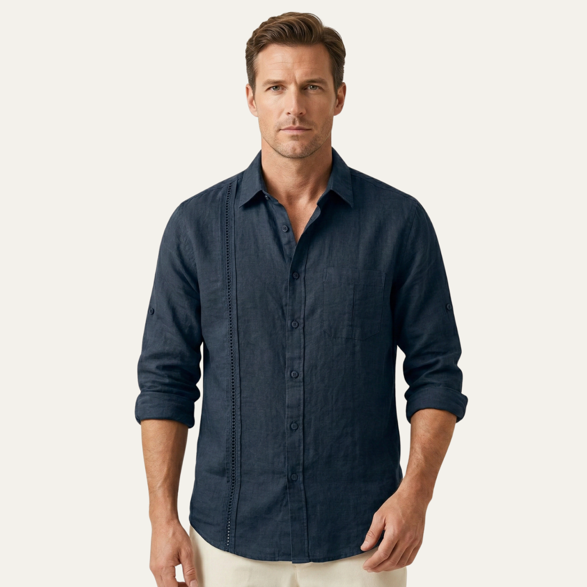 The Ridgehaven Men’s Button Up Casual Beach Shirt