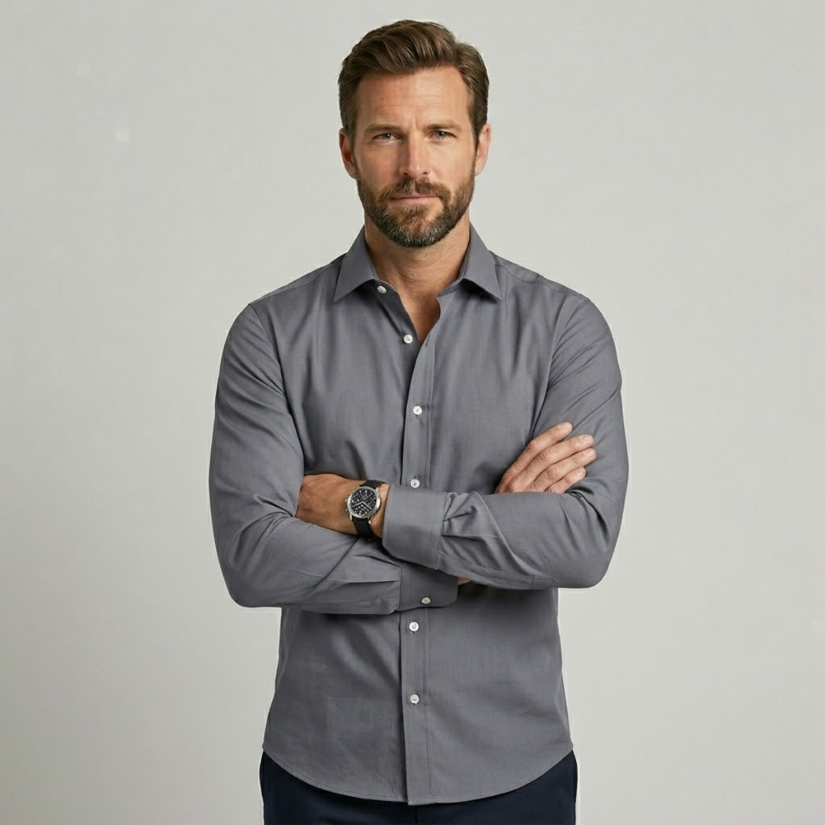 The Menaggio Men’s Stretch Casual Shirt