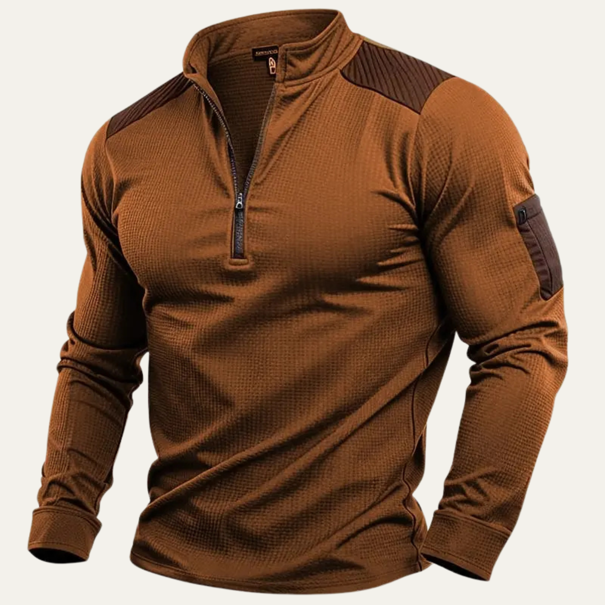 The Carovigno Men’s Lightweight Half Zip Tactical Outdoor Sweater