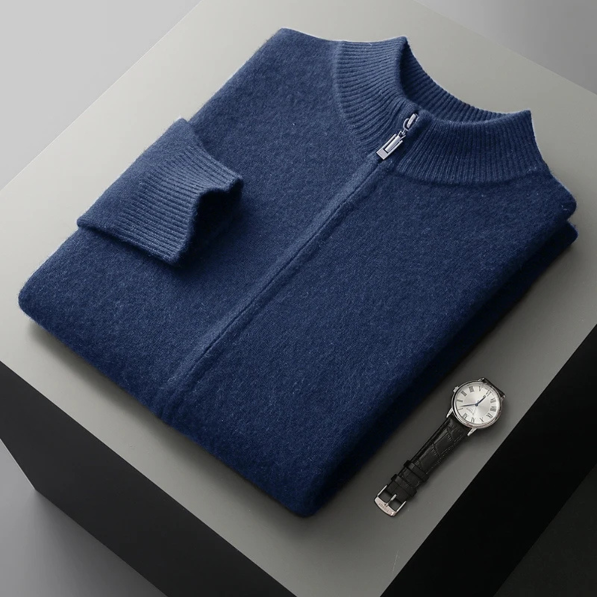 The Oldmarket Sweater – Men's 100% Soft Luxury Wool Knit Cardigan