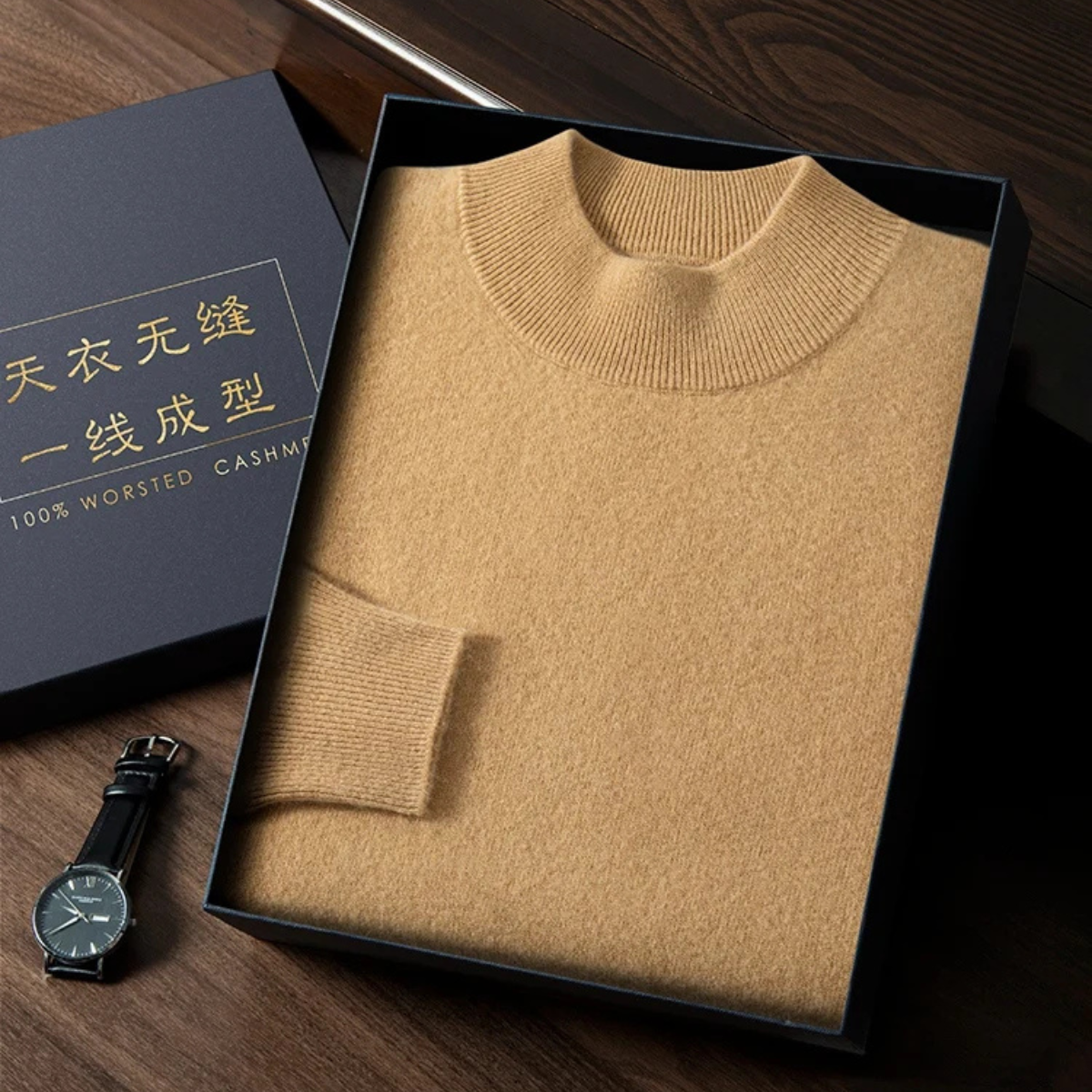 The Hillbourne Sweater – Men's 100% Soft Luxury Knit Sweater