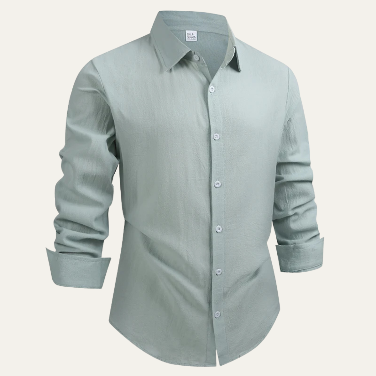 The Oristano Men’s 100% Linen Cotton Casual Dress Shirt