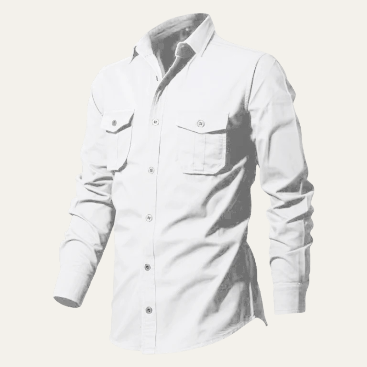 The Brookwater Men’s Retro Solid Button Up Shirt