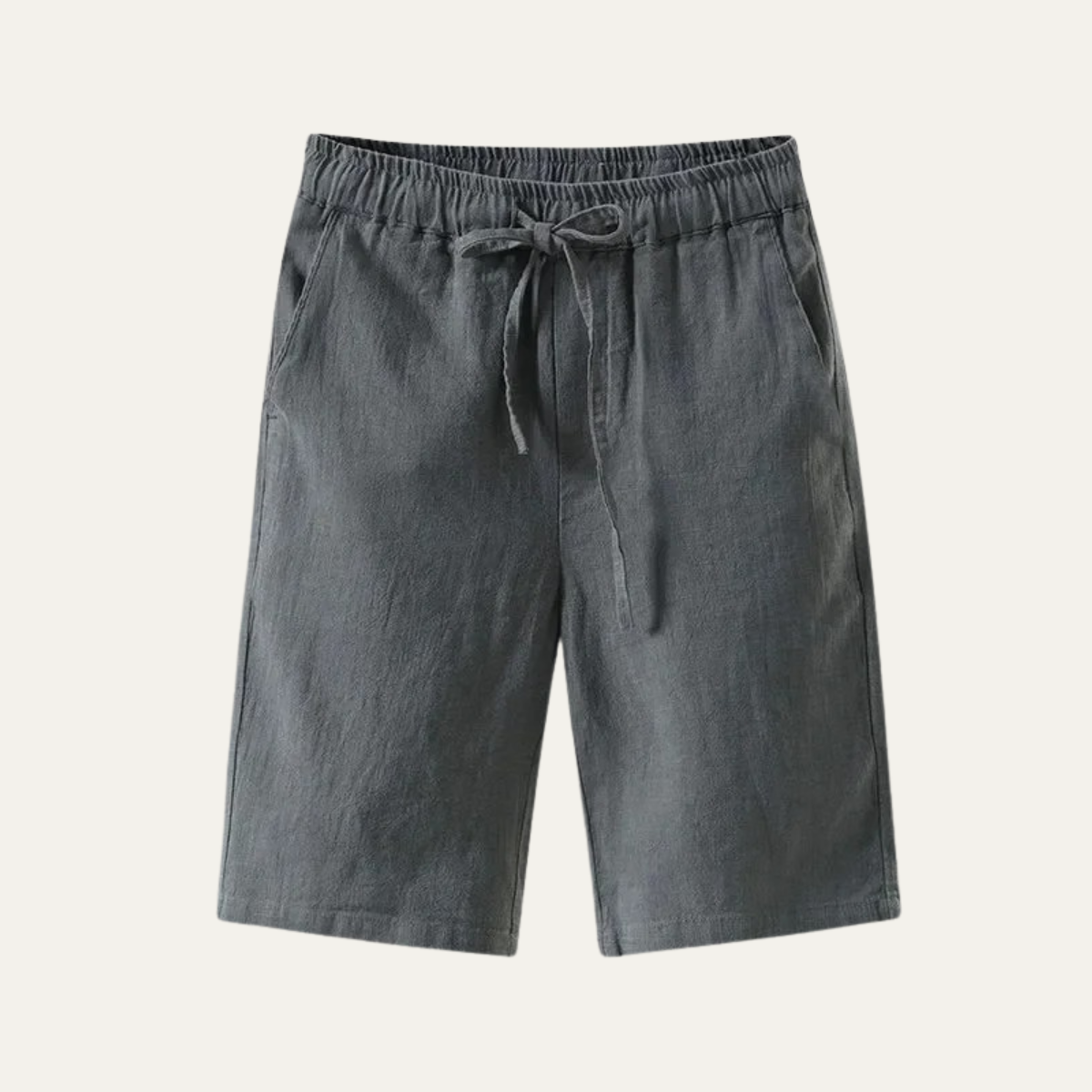 The Glenlake Men’s Lightweight Linen Beach Shorts