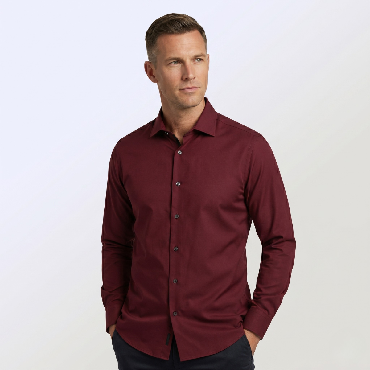 The Yorkminster Men’s Formal Slim Fit Dress Shirt