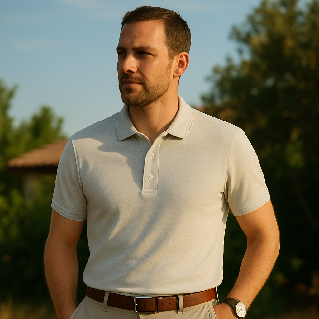 The St. Tropez Summer Polo Shirt for Men