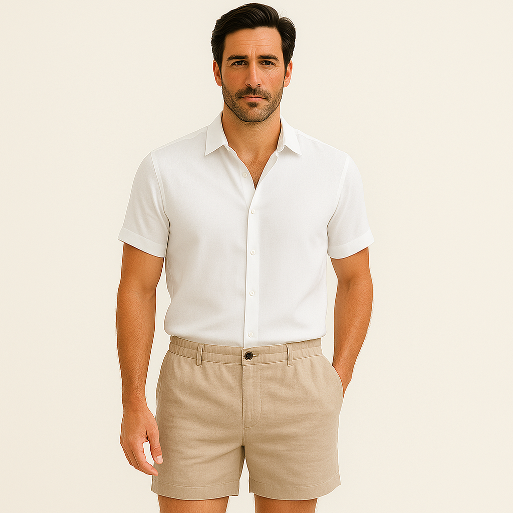 The Linton Tailored Summer Linen Shorts