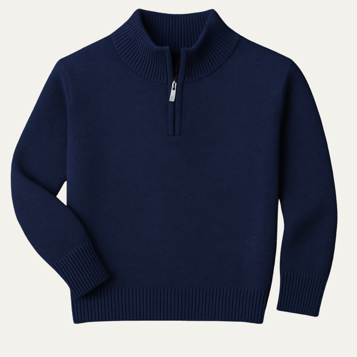 The Crestfield Quarter Zip Sweater – Men's 100% Soft Luxury Wool Knit Sweater
