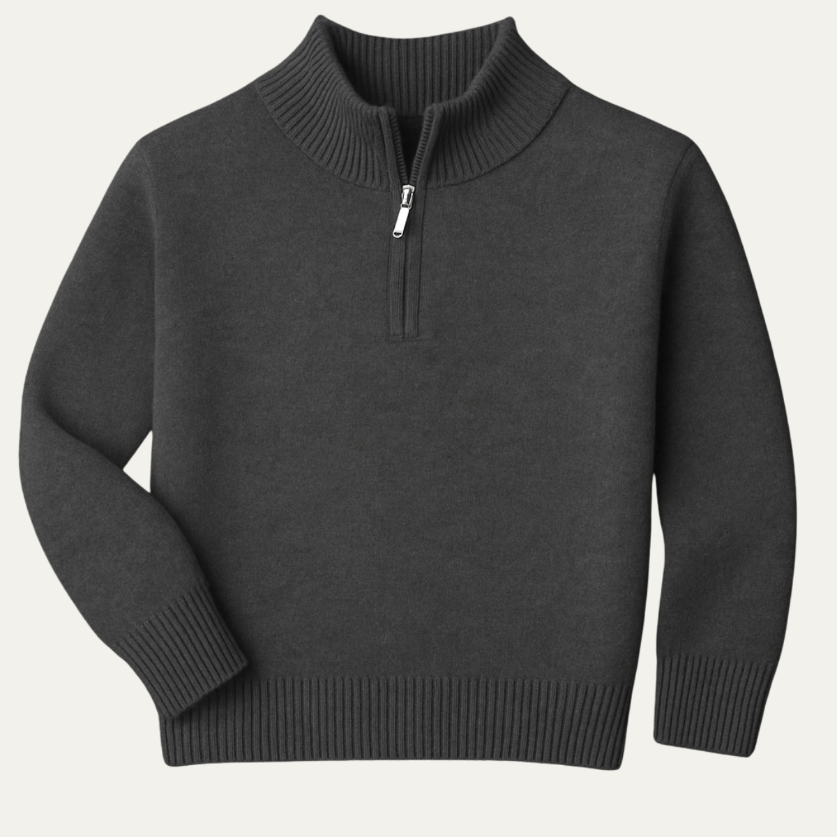 The Crestfield Quarter Zip Sweater – Men's 100% Soft Luxury Wool Knit Sweater