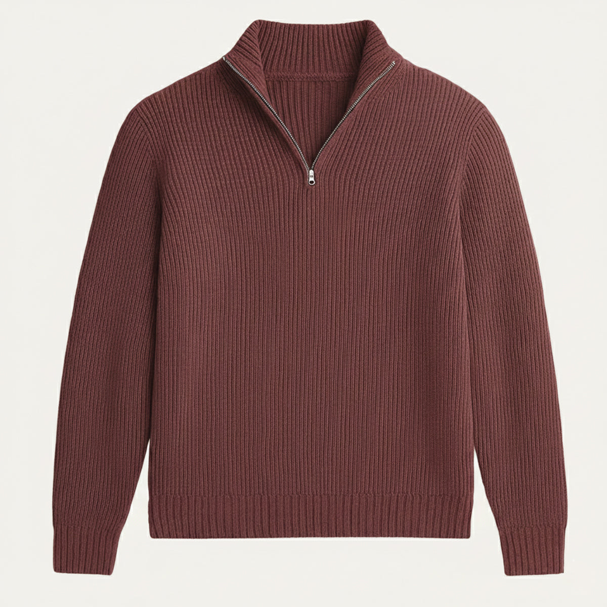 The Vicenza Men’s Soft Knit Half Zip Sweater